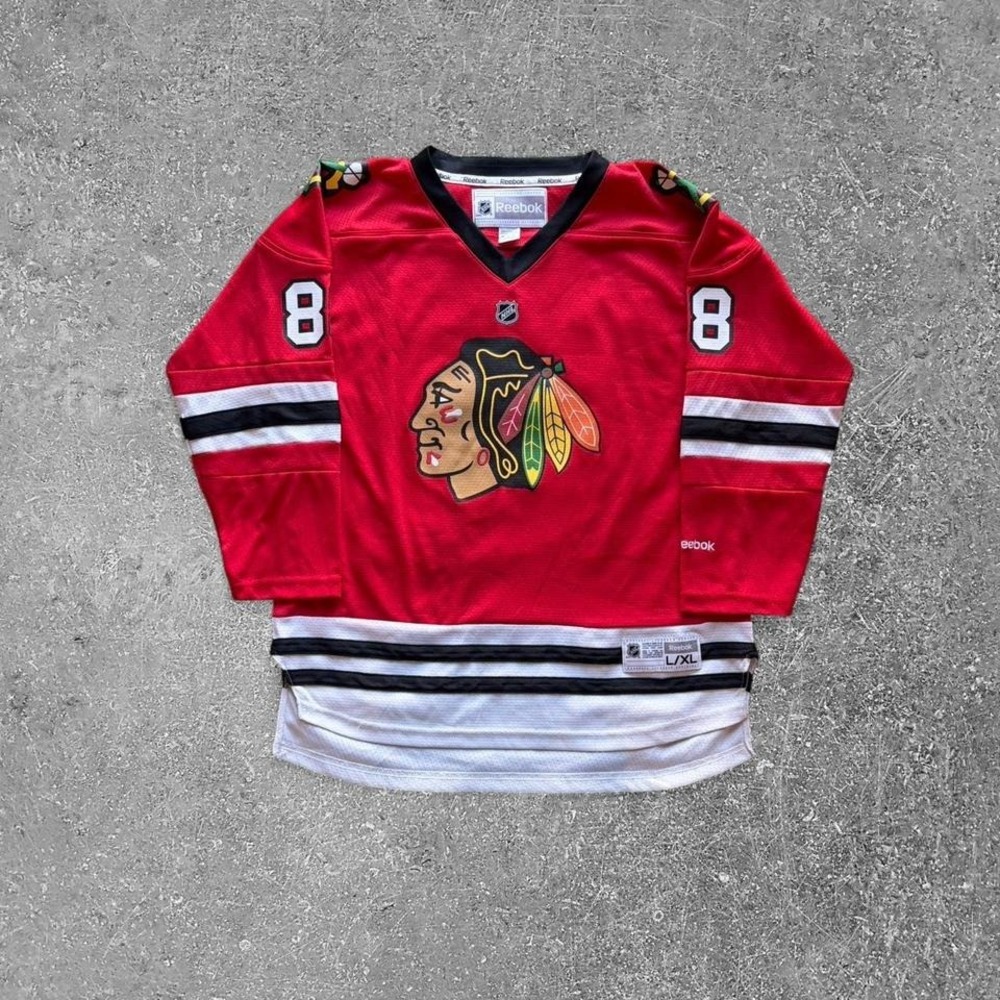 Chicago Blackhawks Reebok Patrick Kane Hockey Jersey Men's Size Large/XLarge